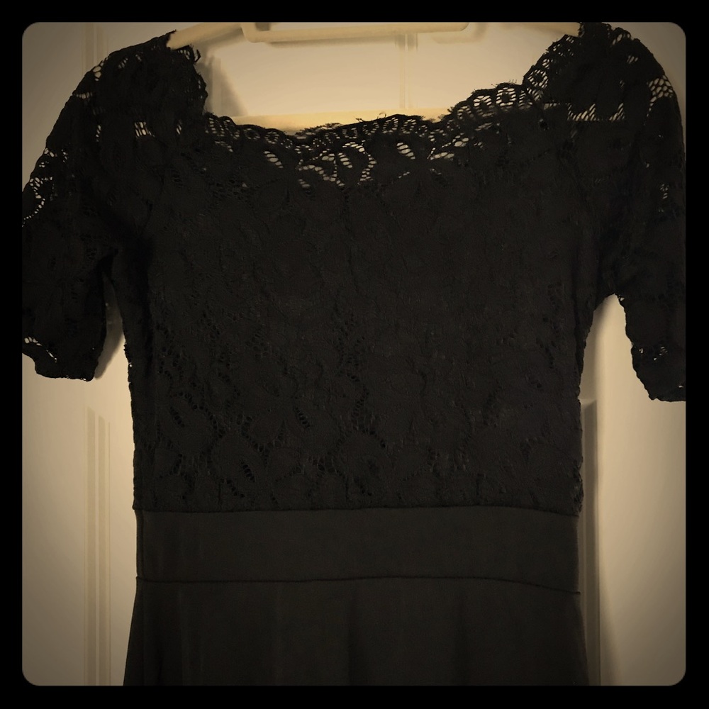 Brand NEW Black lace high low dress